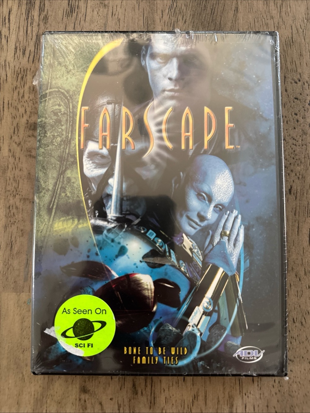 Hallmark DVD Cover - Green and Yellow Sci‑Fi Artwork